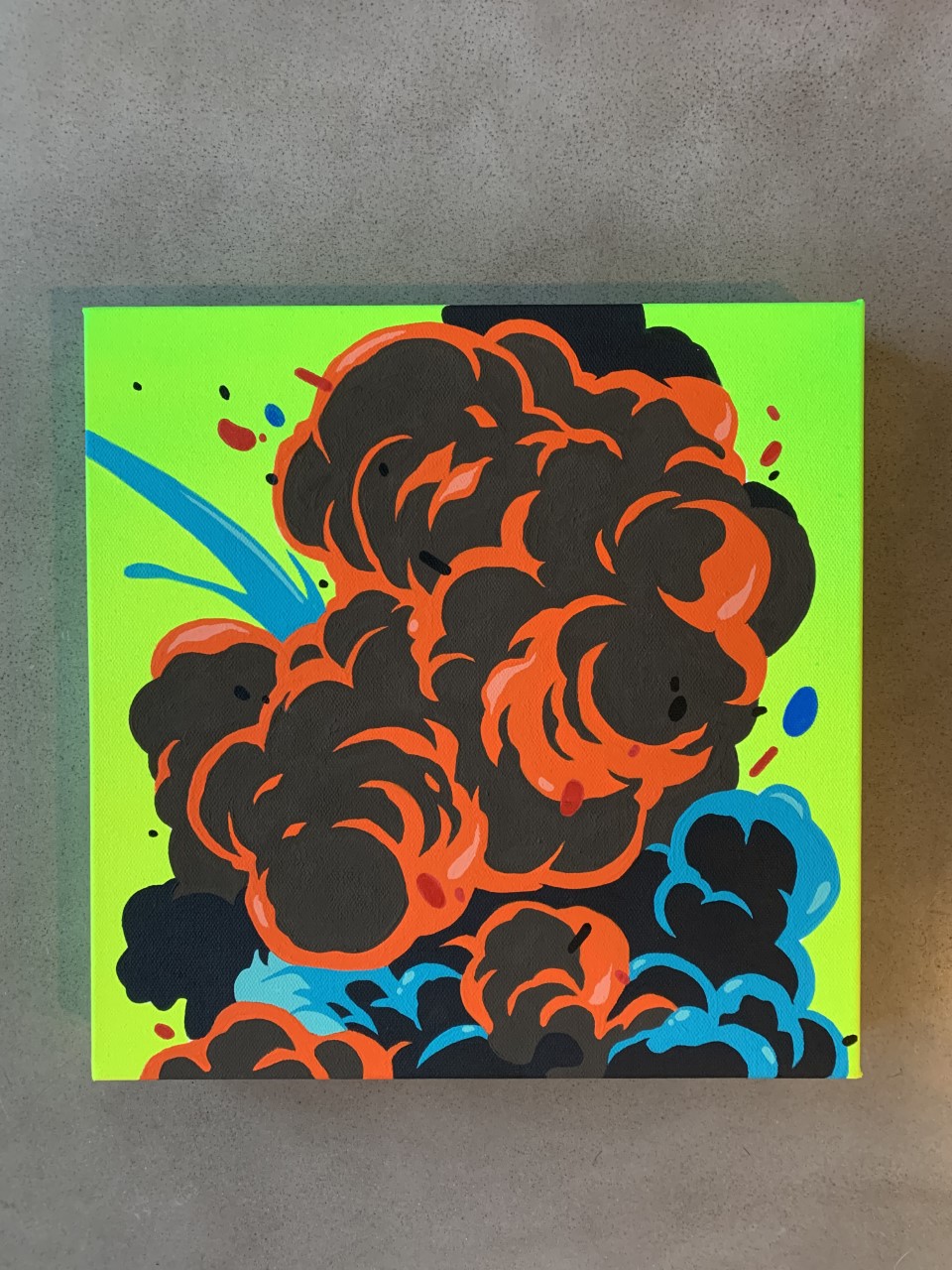 'Chemical', 12x12' Gallery Wrapped Canvas by Nover, 2020.